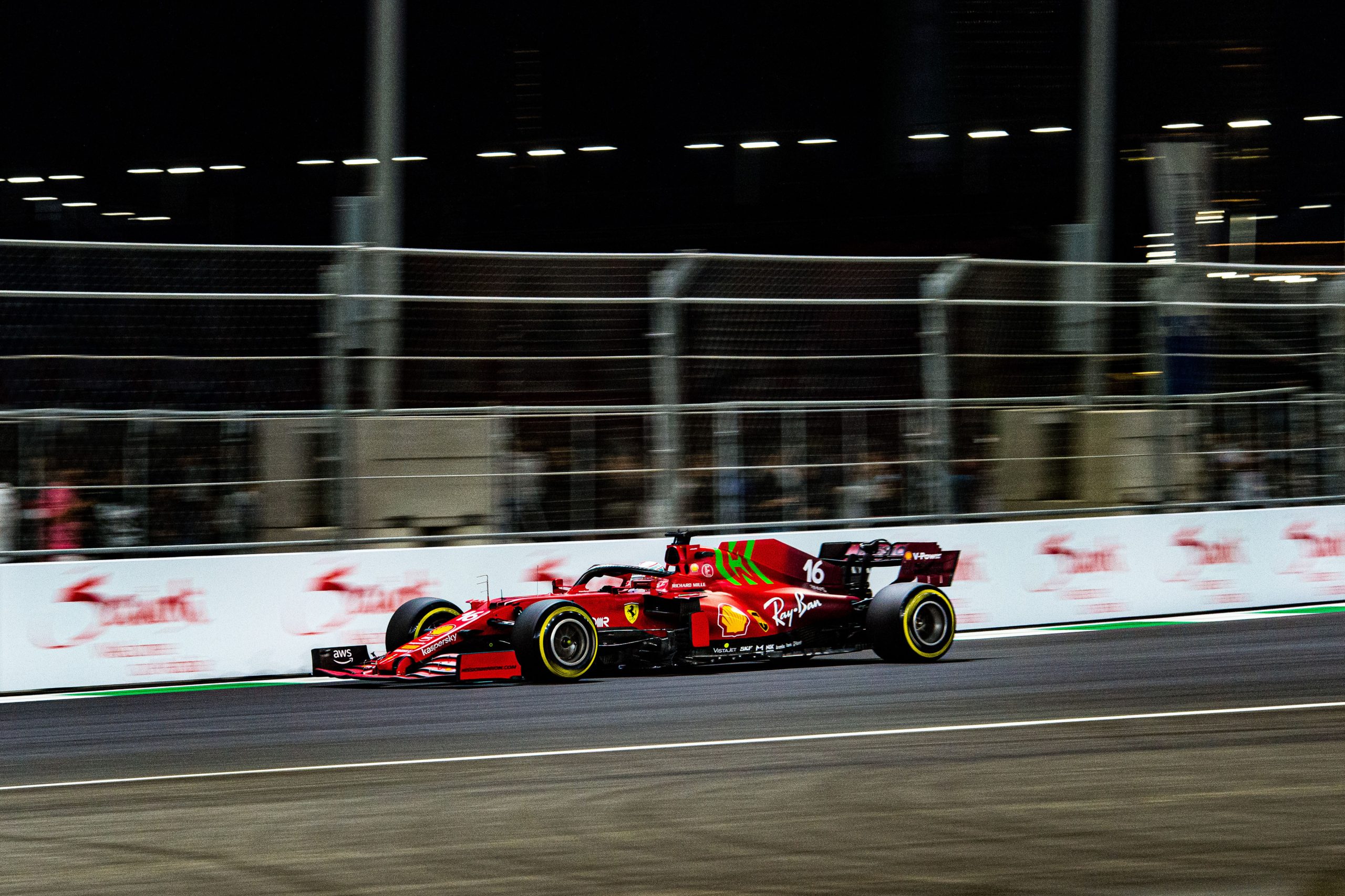 Gp Arabia Saudita: Il telaio e il motore della Ferrari di Leclerc sono salvi.