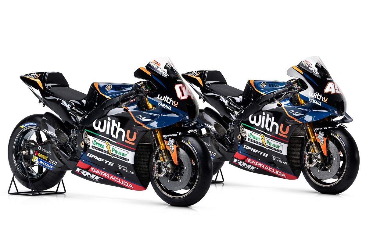 MotoGP: Il WithU Yamaha RNF svela la nuova livrea del 2022.