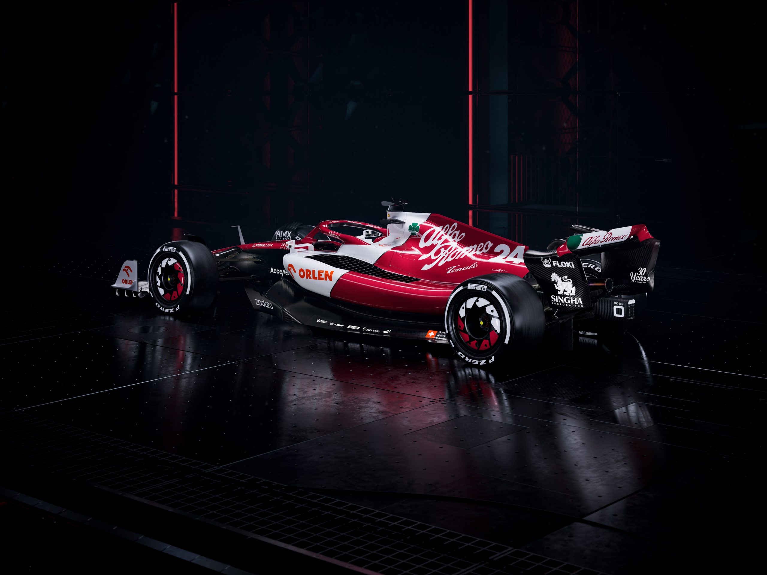 Bottas colpito dalla nuova Alfa Romeo di F1 del 2022