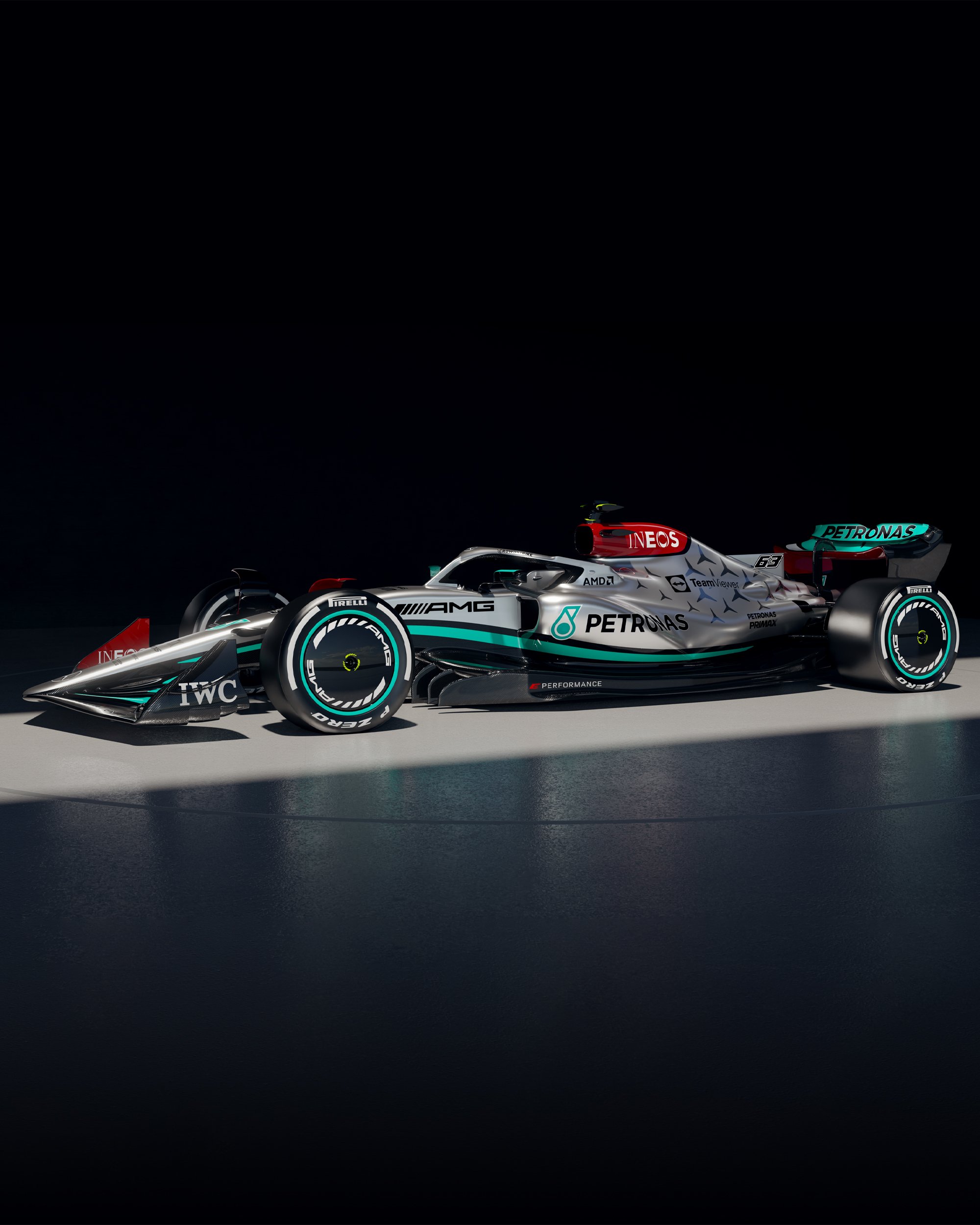 Mercedes F1 svela la nuova vettura del 2022 [FOTO].