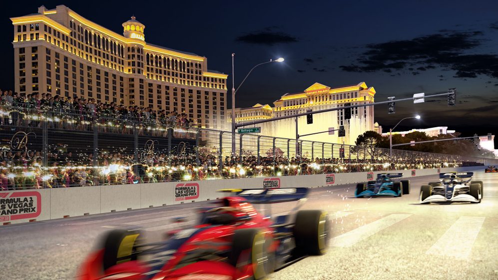 Gp Las Vegas di F1 dal 2023, si correrà di notte.