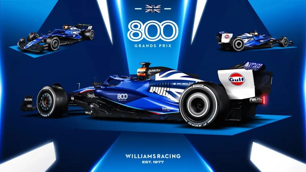 Nuova livrea Williams a Silverstone
