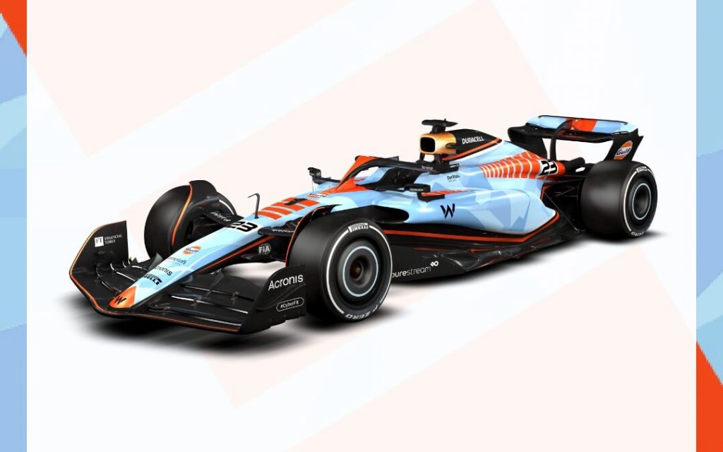 Livrea Williams Gulf Oil per i prossimi Gp di F1.