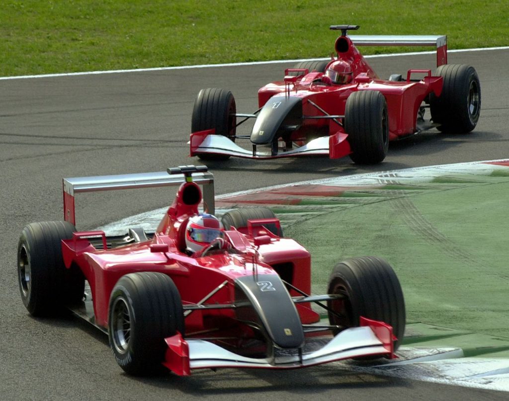 11 Settembre 2001, la Ferrari con il muso nero.