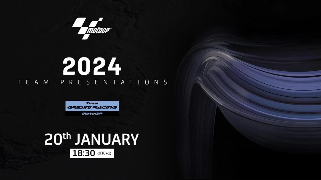 Orario presentazione Gresini 2024