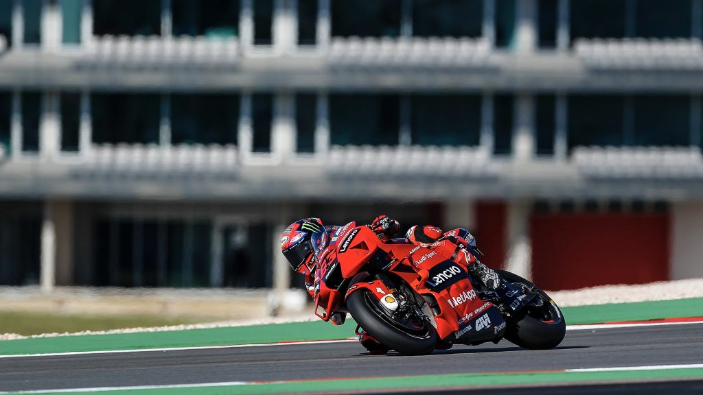 Qualifica, Gp Portogallo 2021: Ancora pole position per Bagnaia, Miller 2°. Quartararo 7°.