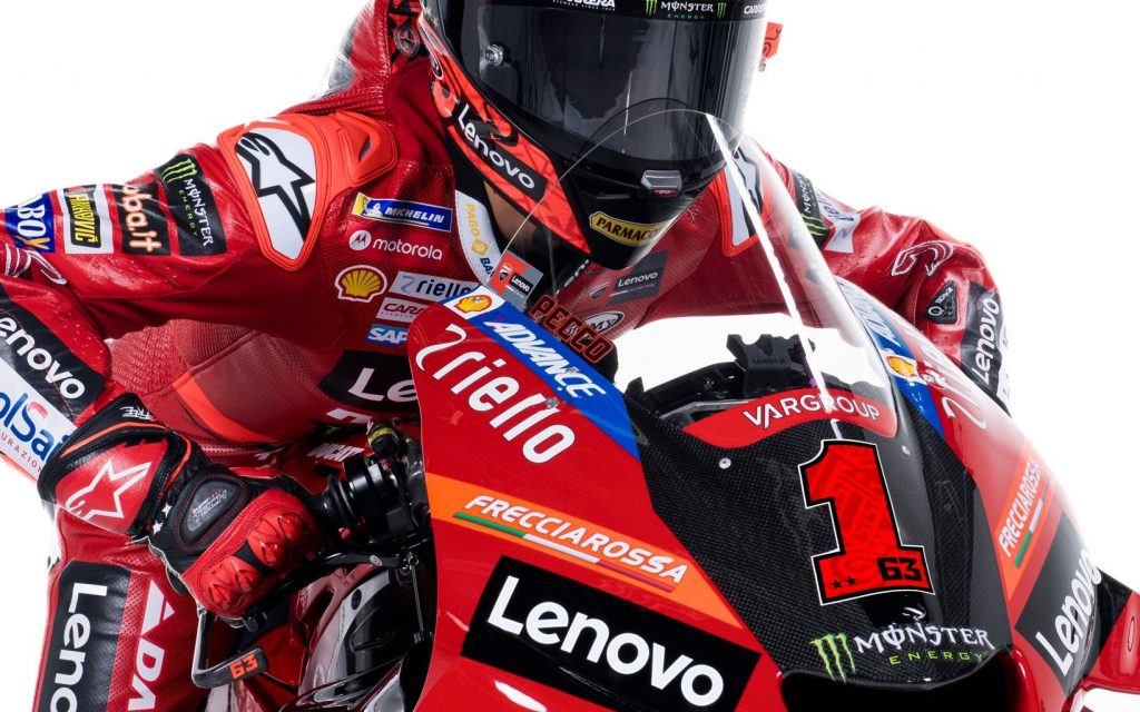 Numero di Bagnaia nel 2023: scelto l’1.