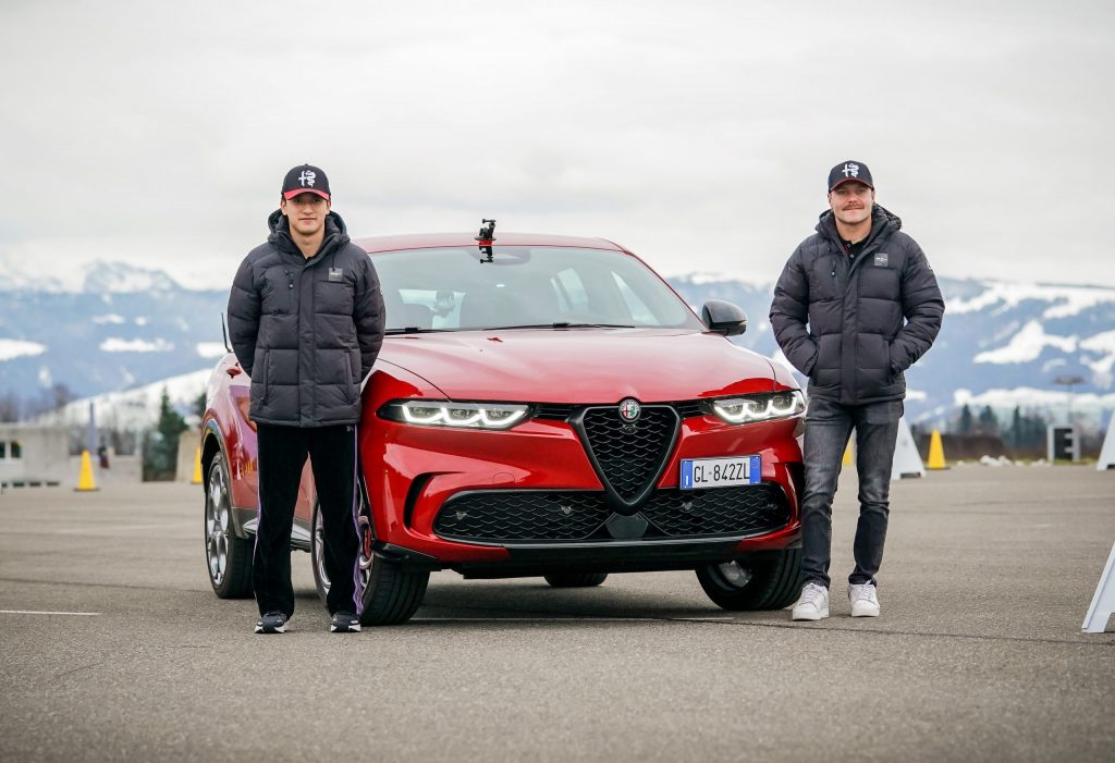 Bottas e Zhou provano l’Alfa Romeo Tonale