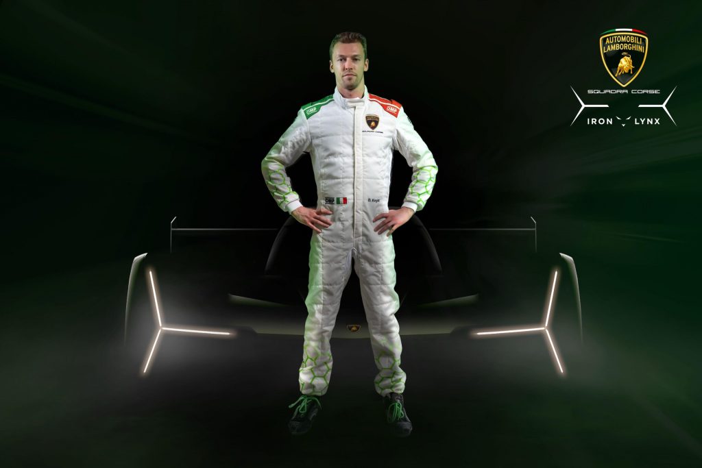 Kvyat in Lamborghini Wec come test driver.
