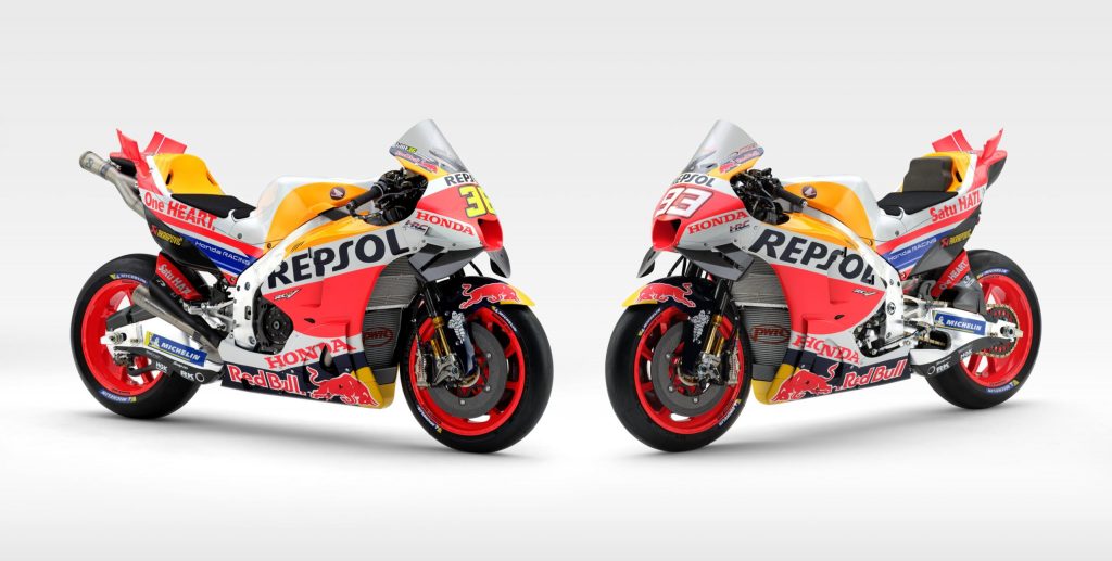 Honda MotoGP 2023: svelata la nuova livrea