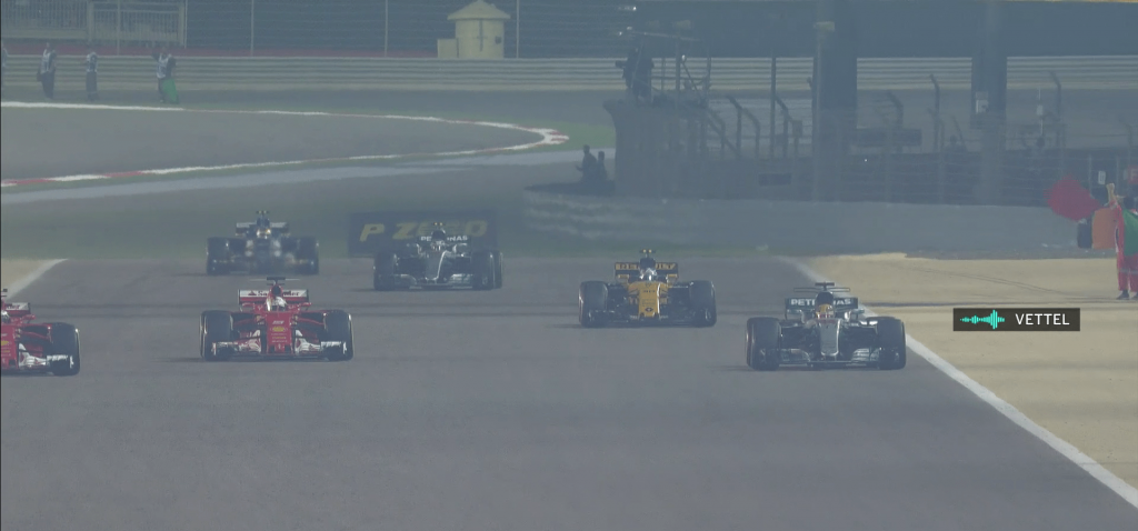 Gp Bahrain 2017, Vettel: “Buona Pasqua”.