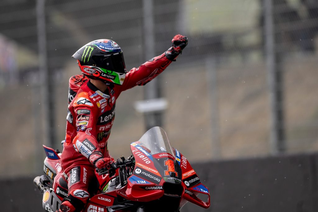 Gara Mugello MotoGp 2023: Bagnaia domina, tutte Ducati sul podio.