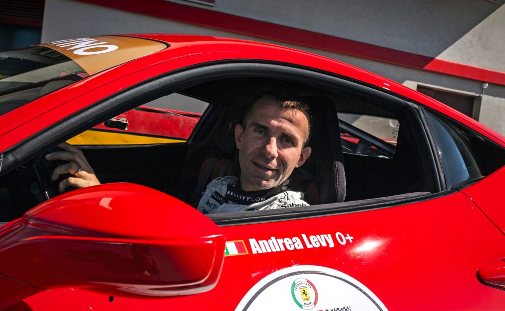 Andrea Levy al volante della 296 nel Ferrari Challenge 2024
