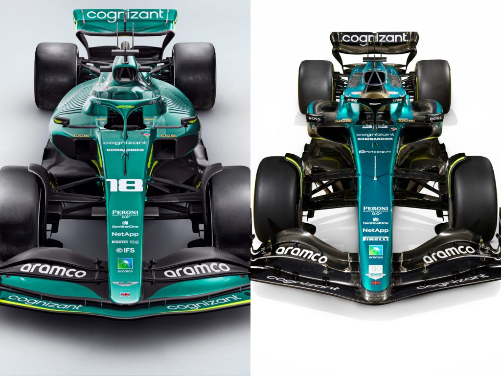 Aston Martin F1 2022 vs 2023: il confronto tra la AMR22 e la AMR23 [FOTO]