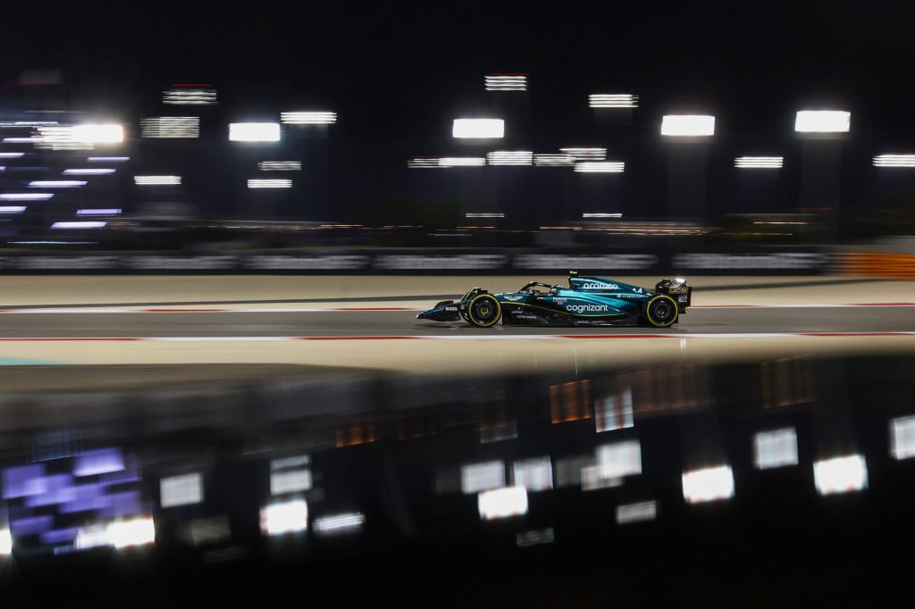FP2 Gp Bahrain 2023: Alonso magico con l’Aston Martin, Verstappen secondo.