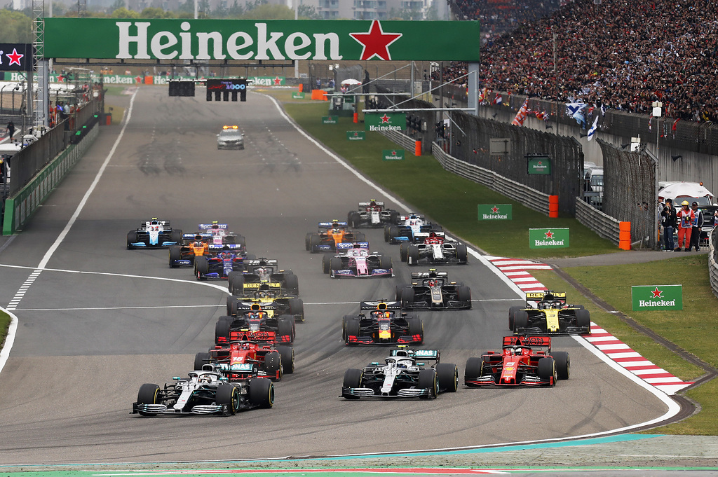 Gp di Cina in F1 fino al 2025.