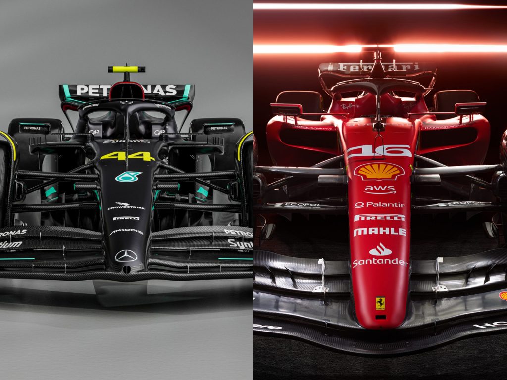 Mercedes vs Ferrari 2023: confronto tra la W14 e la SF-23