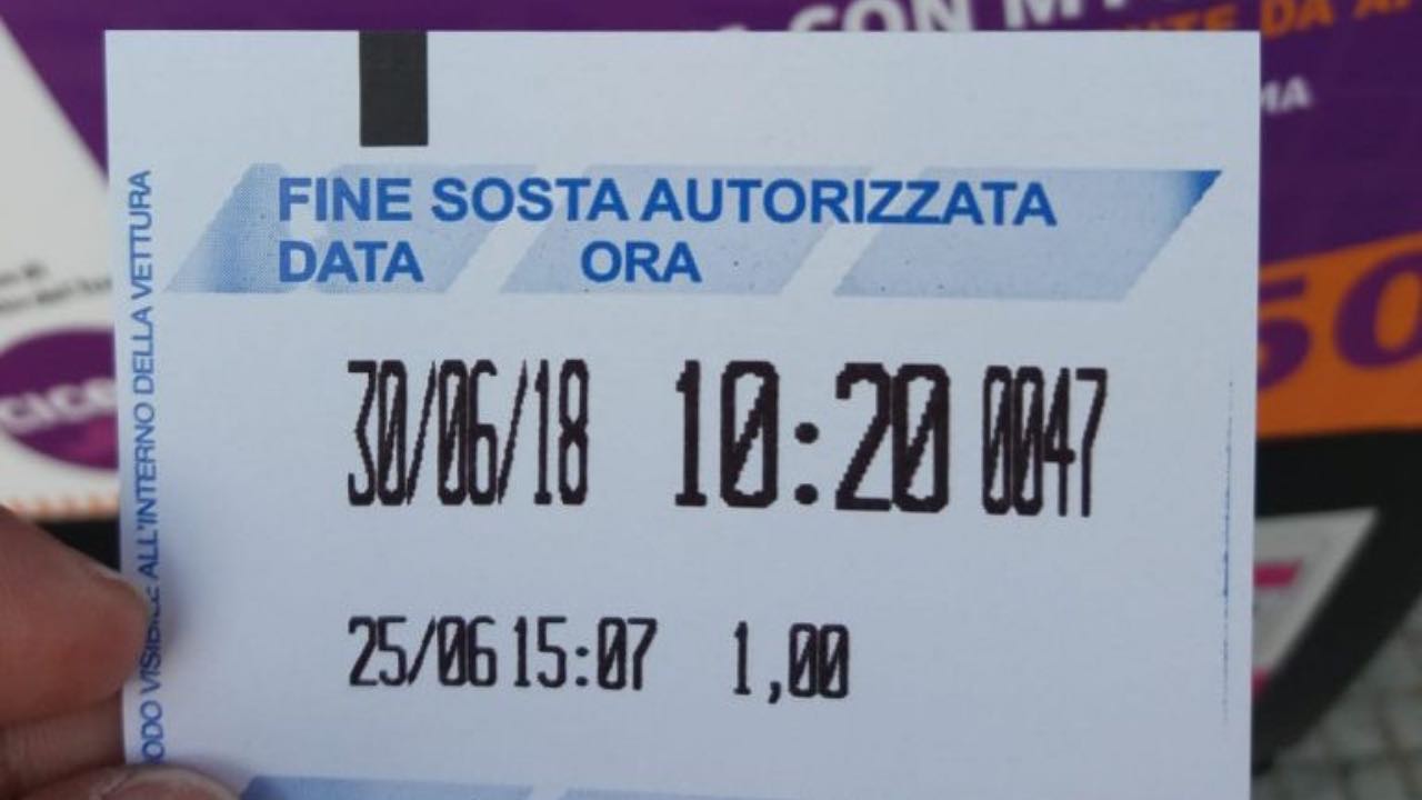 Ticket parcheggio - automotore