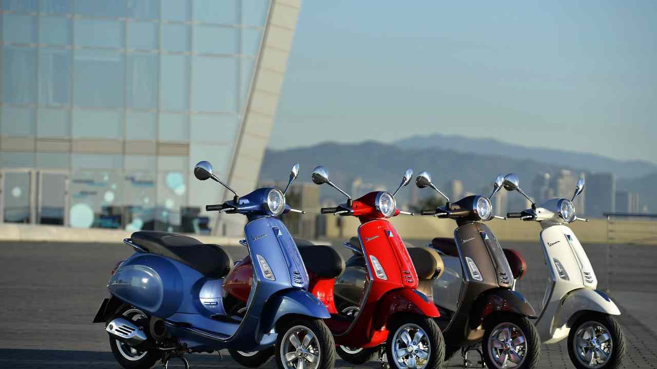 vespa- set modelli - automotore